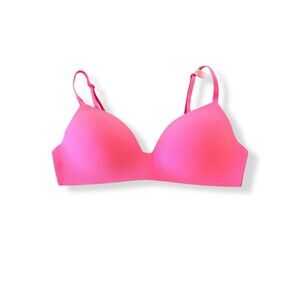 Victoria’s Secret Infinity Flex Wireless Plunge Bra 38C Rose DH3